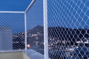 rede de proteção instalada na cobertura - Rio de Janeiro